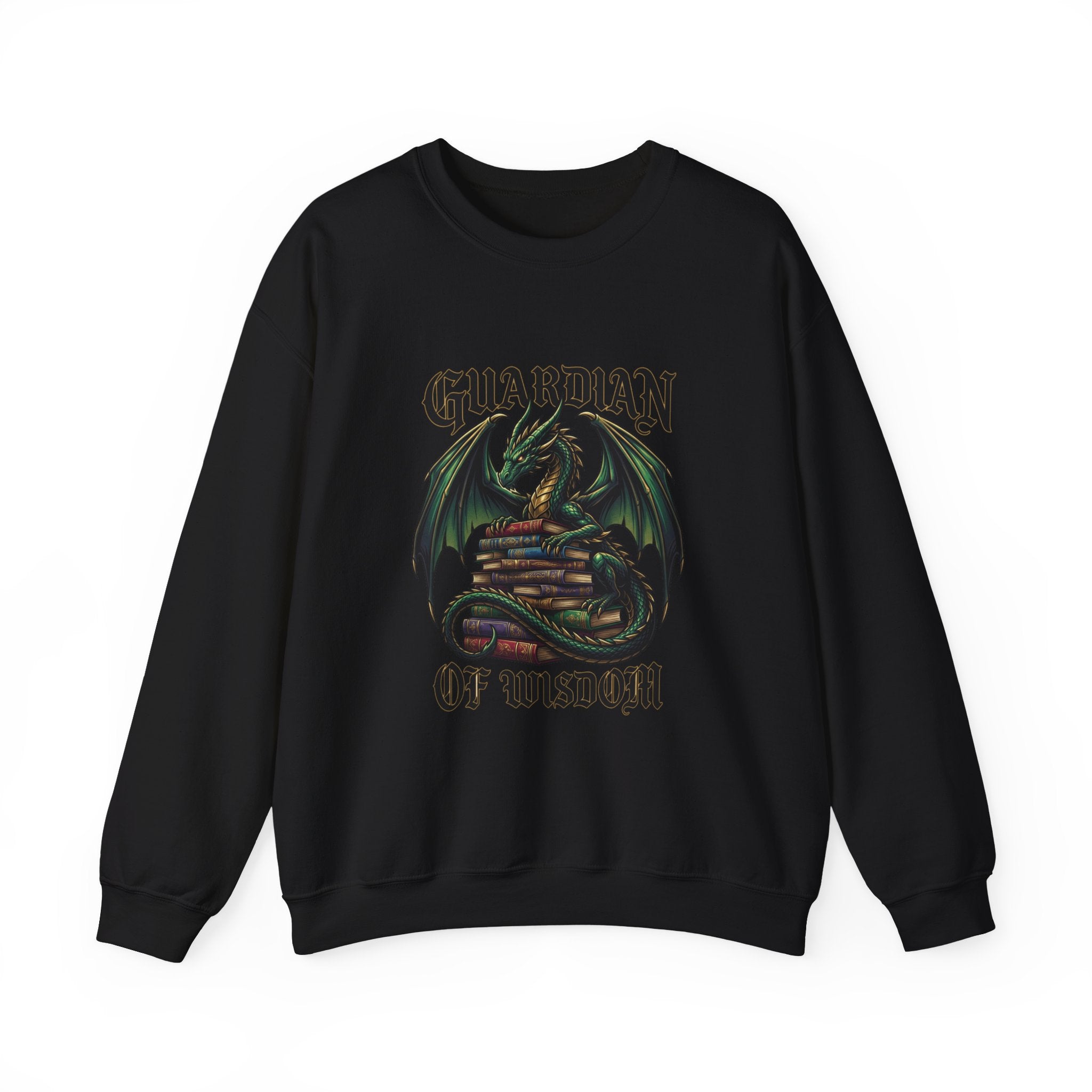 Guardian of Wisdom Dragon Sweatshirt | fantasy art, tattoo style