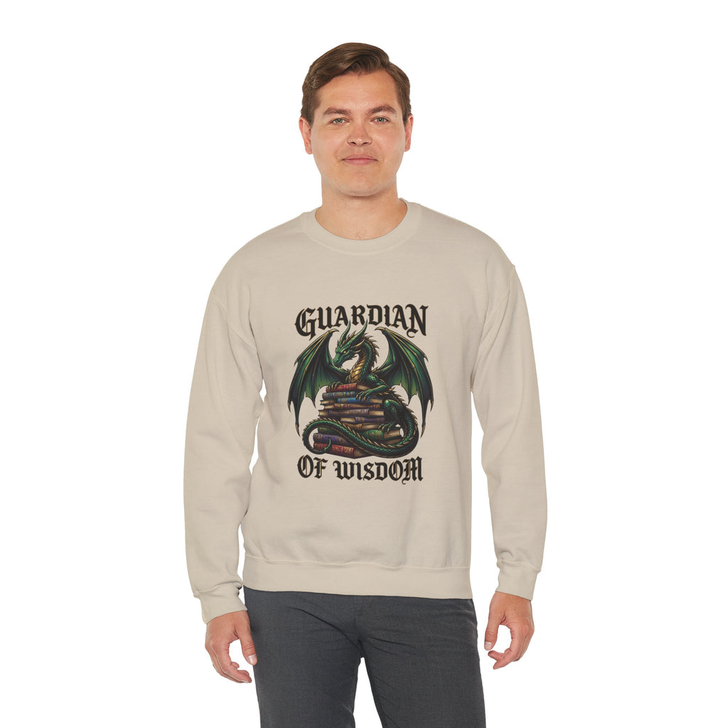 Guardian of Wisdom Dragon Sweatshirt | fantasy art, tattoo style