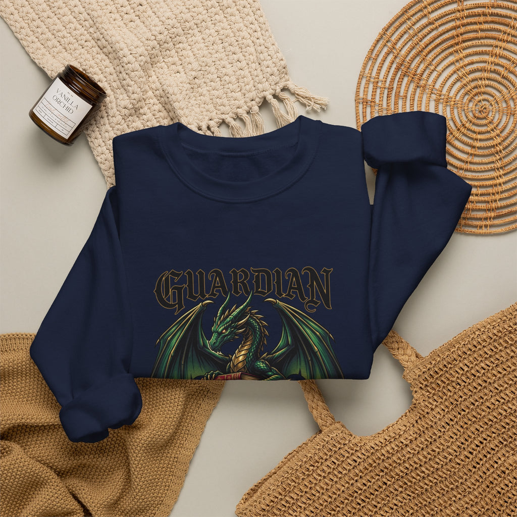 Guardian of Wisdom Dragon Sweatshirt | fantasy art, tattoo style