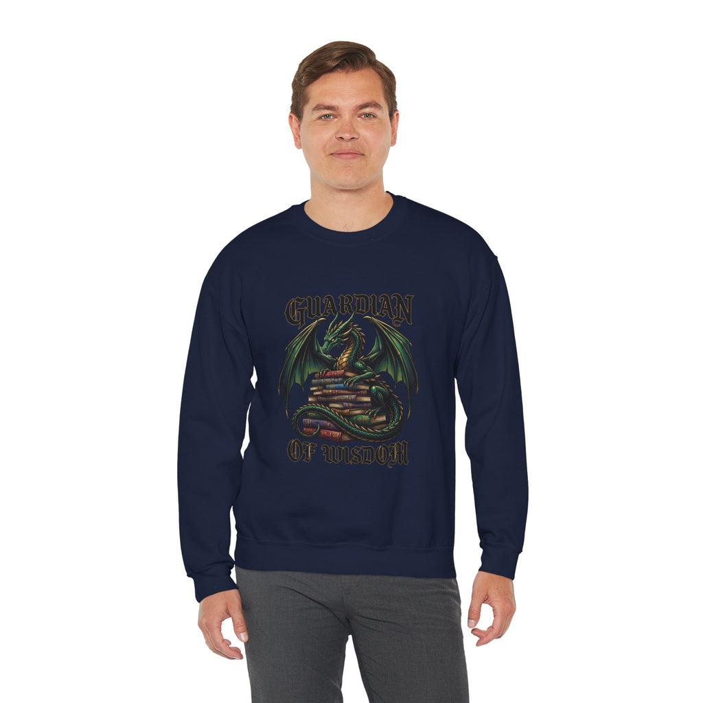 Guardian of Wisdom Dragon Sweatshirt | fantasy art, tattoo style
