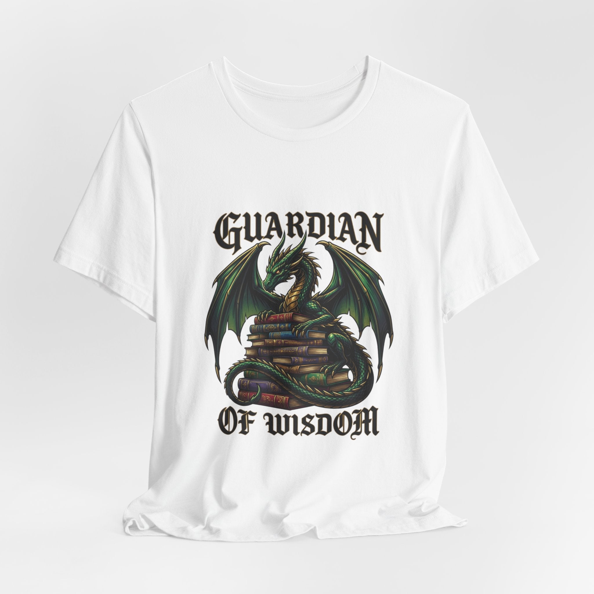 Guardian of Wisdom Dragon T-Shirt | fantasy art, tattoo style