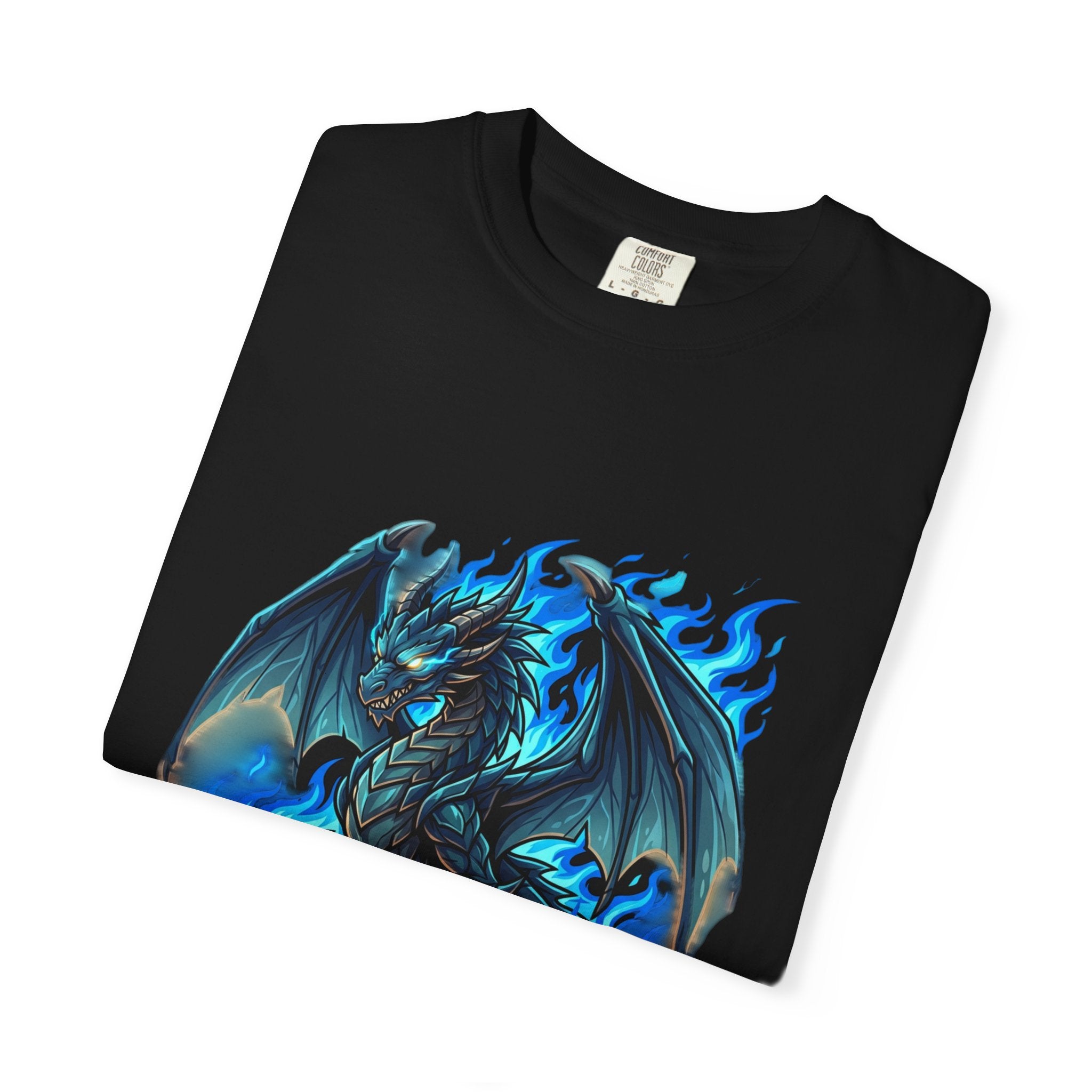 Blue Flame Dragon T-Shirt