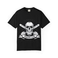 Street Fighting Club Skull T-Shirt — Vintage Skull & Crossed Baseball Bats Design