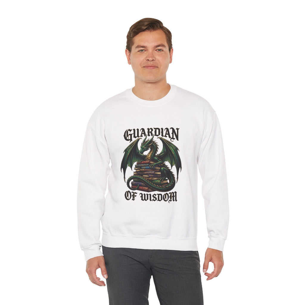 Guardian of Wisdom Dragon Sweatshirt | fantasy art, tattoo style