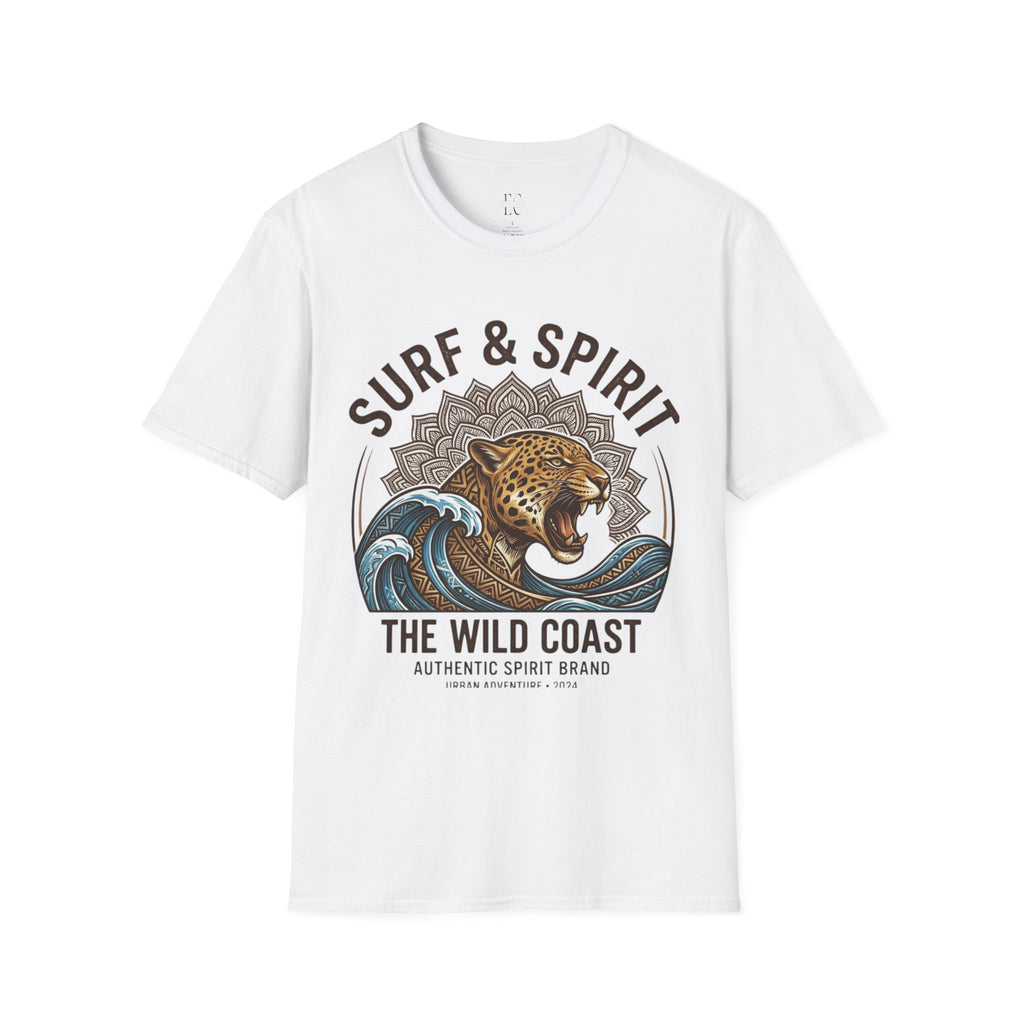 Surf & Spirit Tee — 'The Wild Coast' Jaguar Wave Graphic T-Shirt