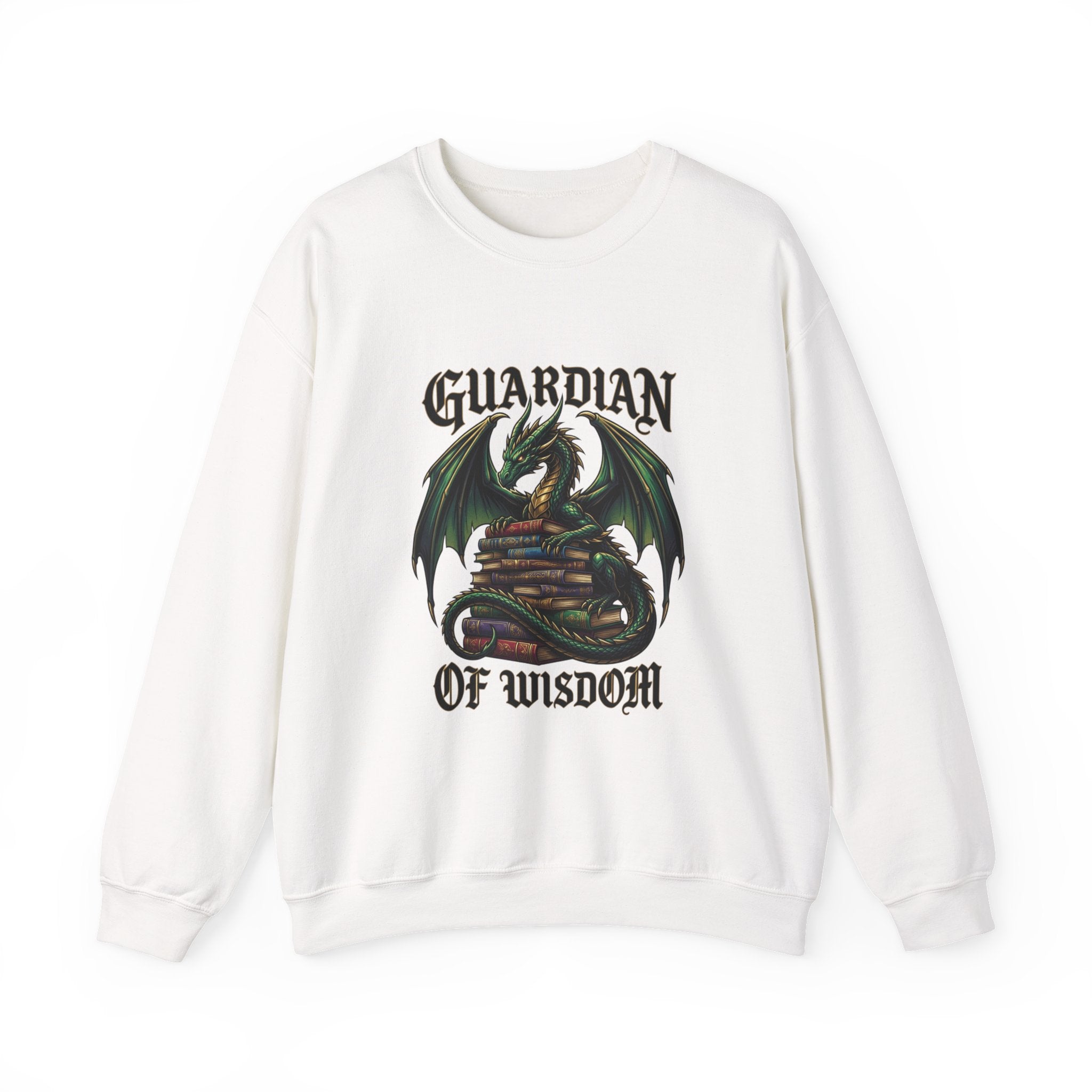 Guardian of Wisdom Dragon Sweatshirt | fantasy art, tattoo style