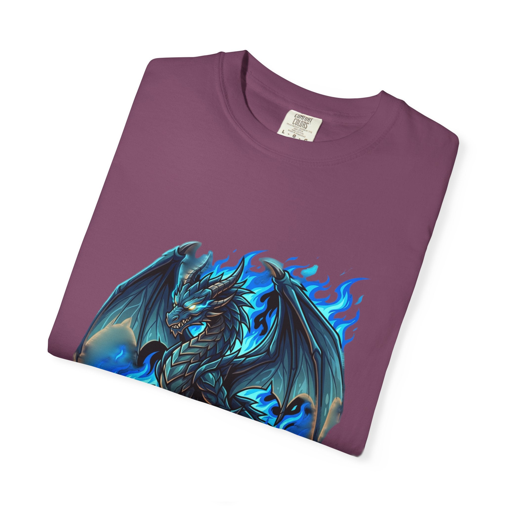 Blue Flame Dragon T-Shirt