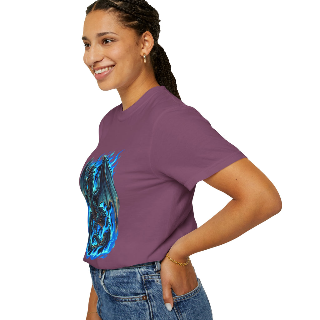 Blue Flame Dragon T-Shirt