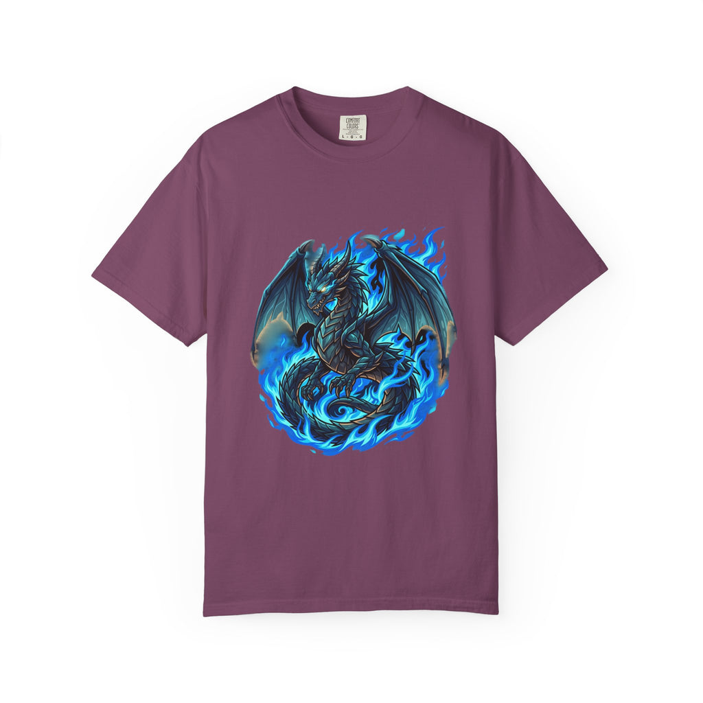 Blue Flame Dragon T-Shirt