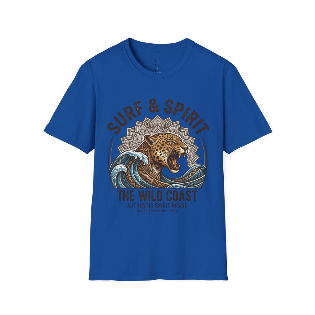 Surf & Spirit Tee — 'The Wild Coast' Jaguar Wave Graphic T-Shirt