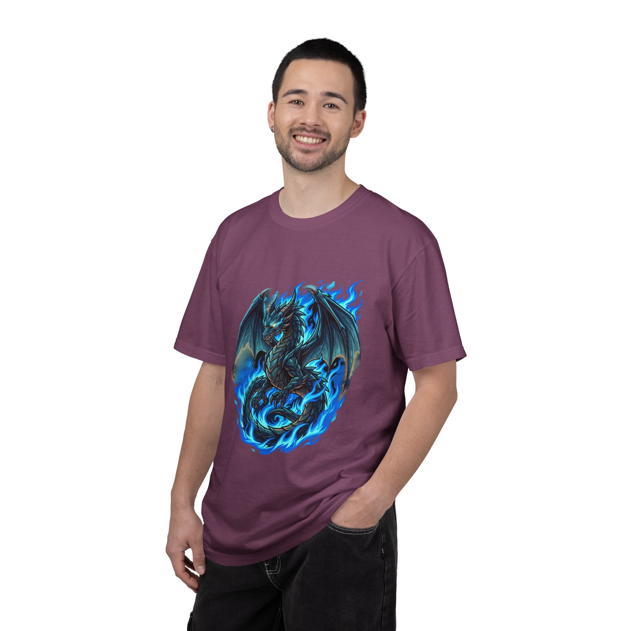 Blue Flame Dragon T-Shirt