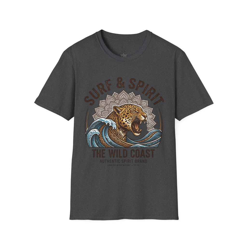 Surf & Spirit Tee — 'The Wild Coast' Jaguar Wave Graphic T-Shirt