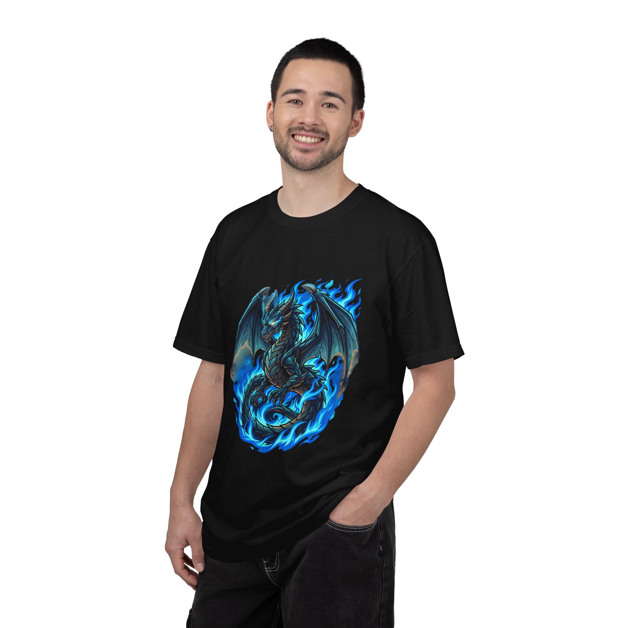 Blue Flame Dragon T-Shirt