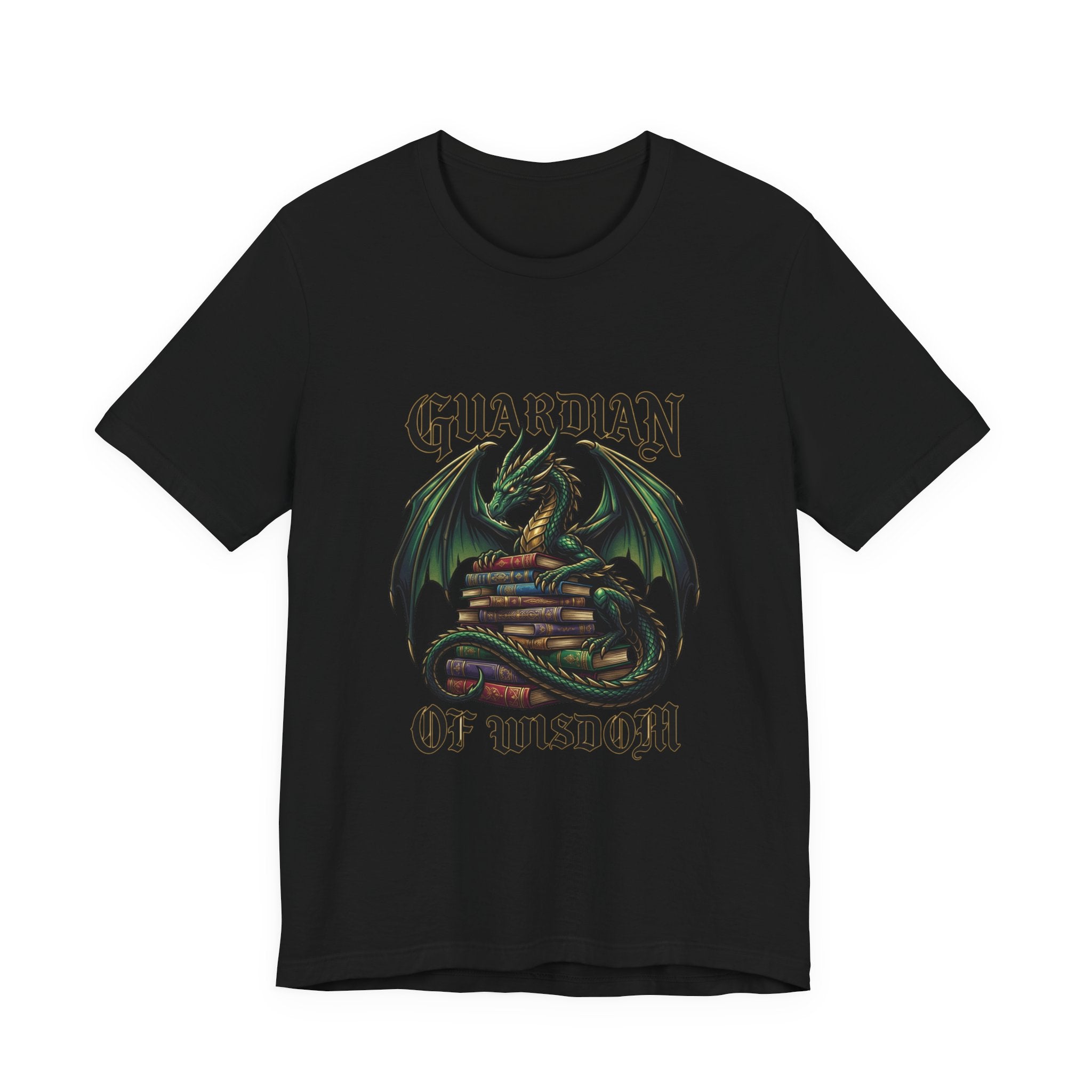 Guardian of Wisdom Dragon T-Shirt | fantasy art, tattoo style