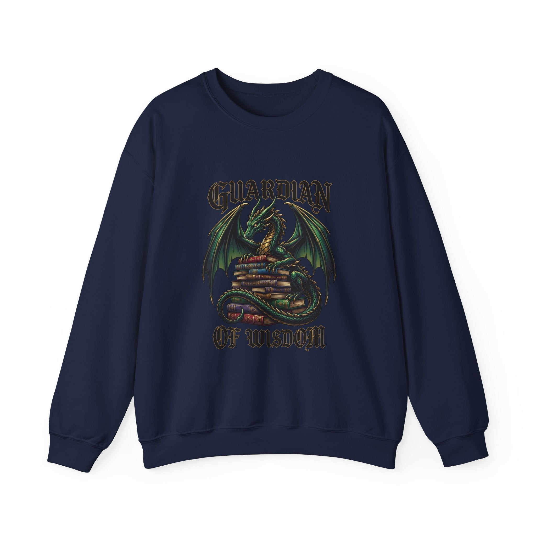 Guardian of Wisdom Dragon Sweatshirt | fantasy art, tattoo style