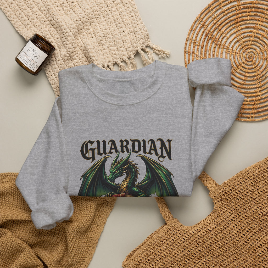 Guardian of Wisdom Dragon Sweatshirt | fantasy art, tattoo style
