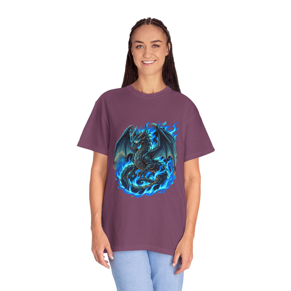Blue Flame Dragon T-Shirt