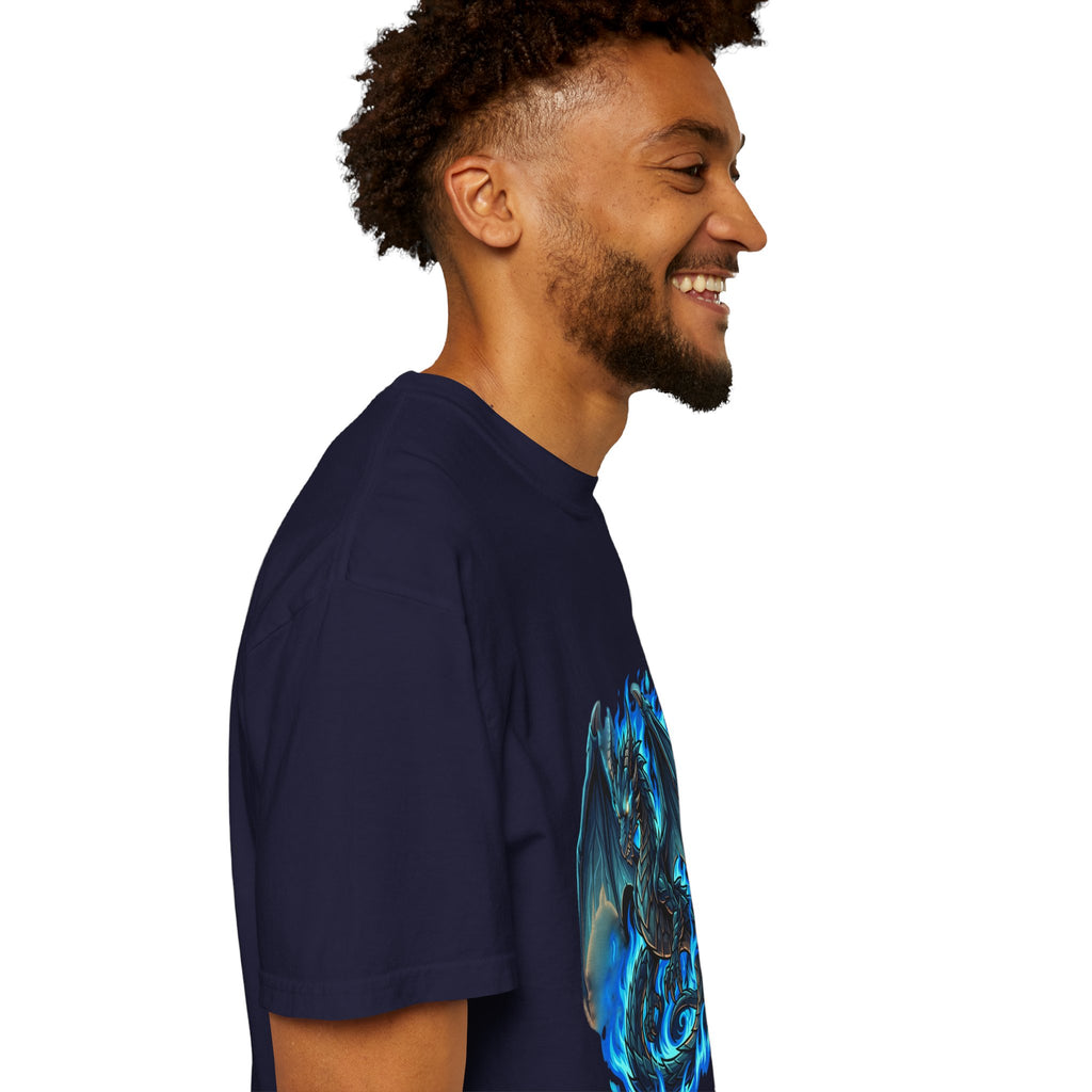 Blue Flame Dragon T-Shirt